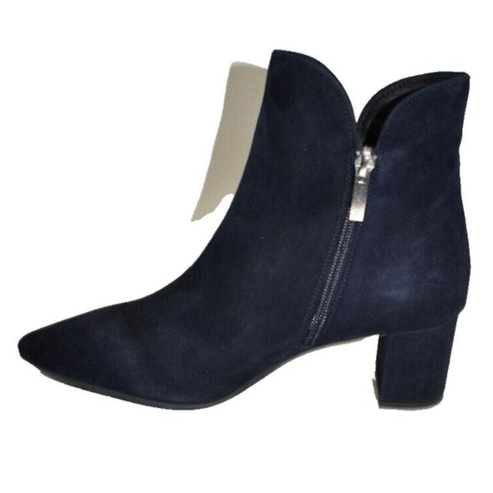 New! Aquatalia Kaylani Water Resistant Booties Blue Suede Size 9.5 DD380 - Picture 2 of 6